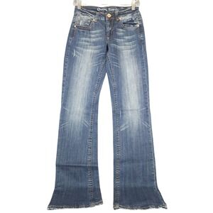 Cowgirl Tuff Co Longhorn Jeans Women's‎ Size 27x35 Bootcut Denim